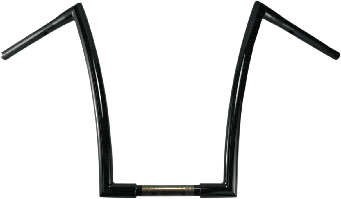 TODD'S CYCLE 1-1/4" Strip Handlebar - 10" Rise - Black 0601-2717