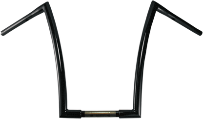 TODD'S CYCLE 1-1/4" Strip Handlebar - 10" Rise - Black 0601-2717