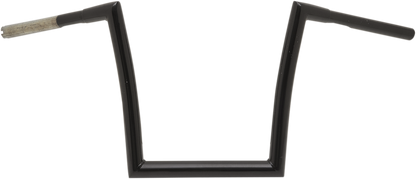 TODD'S CYCLE 1-1/4" Strip Handlebar - Strip - Fat Bobber - 12" Rise - Black 0601-2726