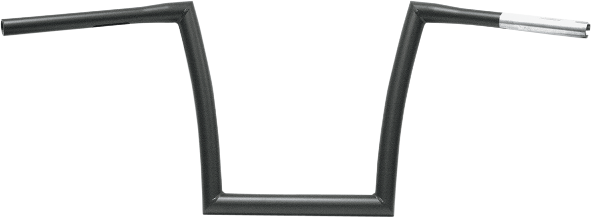 TODD'S CYCLE 1-1/4" Strip Handlebar - Fat Bobber - 12" Rise - Flat Black 0601-2807
