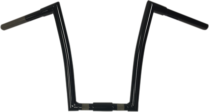 TODD'S CYCLE 1-1/4" Strip Handlebar - Springer - 14" Rise - Black 0601-3573