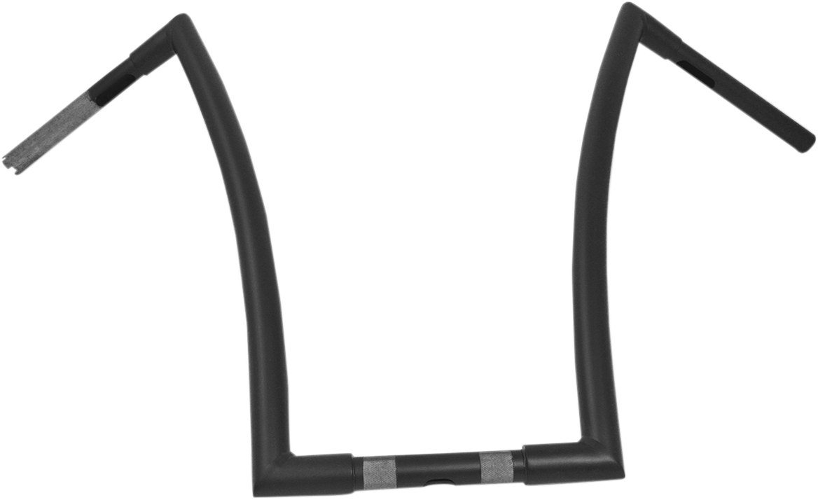 TODD'S CYCLE 1-1/4" Strip Handlebar - 20" Rise - Flat Black 0601-3978