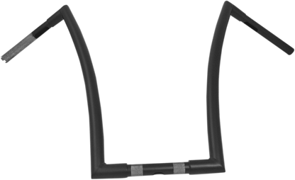 TODD'S CYCLE 1-1/4" Strip Handlebar - 20" Rise - Flat Black 0601-3978