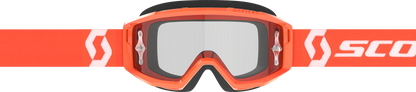 Primal Goggle Orange/White Clear Works