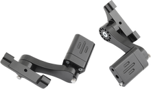 RIVCO PRODUCTS Passenger Floorboard Mounts - Black HDPBLA-BK