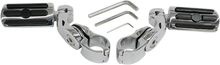 RIVCO PRODUCTS Highway Pegs With Mount - Chrome MV115