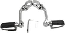 RIVCO PRODUCTS Highway Pegs With Mount - Chrome MV125