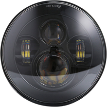 RIVCO PRODUCTS LED Headlight - 5-3/4" - Black LED-140B