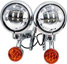 RIVCO PRODUCTS LED Turn/Run Lights - 4-1/2" - Chrome/Chrome MV185