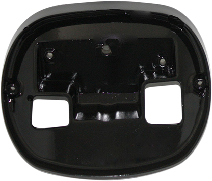 CUSTOM DYNAMICS Taillight Base Plate - Black TL-BASEPLATE-B