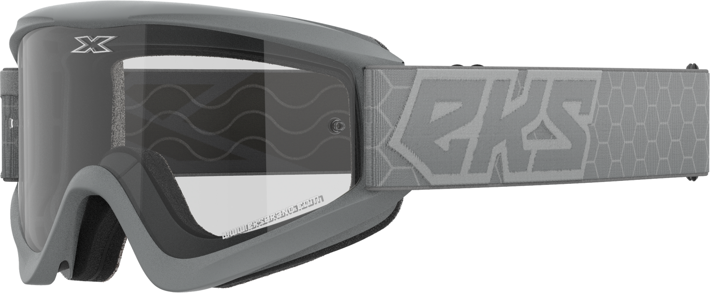Flat Out Clear Goggle Grey Clear