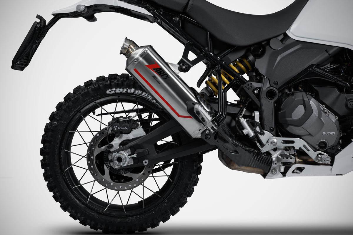 ZARD SABBIA Slip-on Exhaust for Ducati DesertX