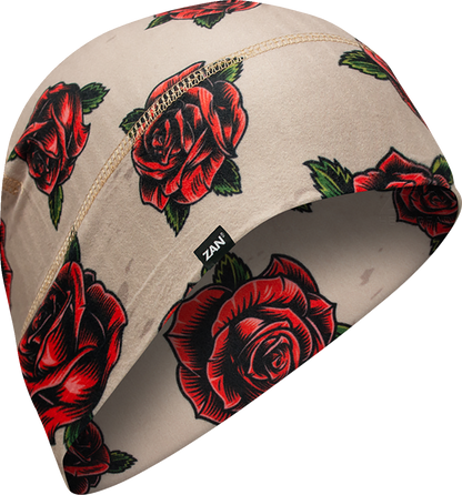 ZAN HEADGEAR SportFlex® Beanie - Tattoo Roses WHLL207