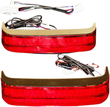 CUSTOM DYNAMICS Saddlebag LED Lights - '09-'15 CVO - Chrome/Red CD-SB-SS8-CR