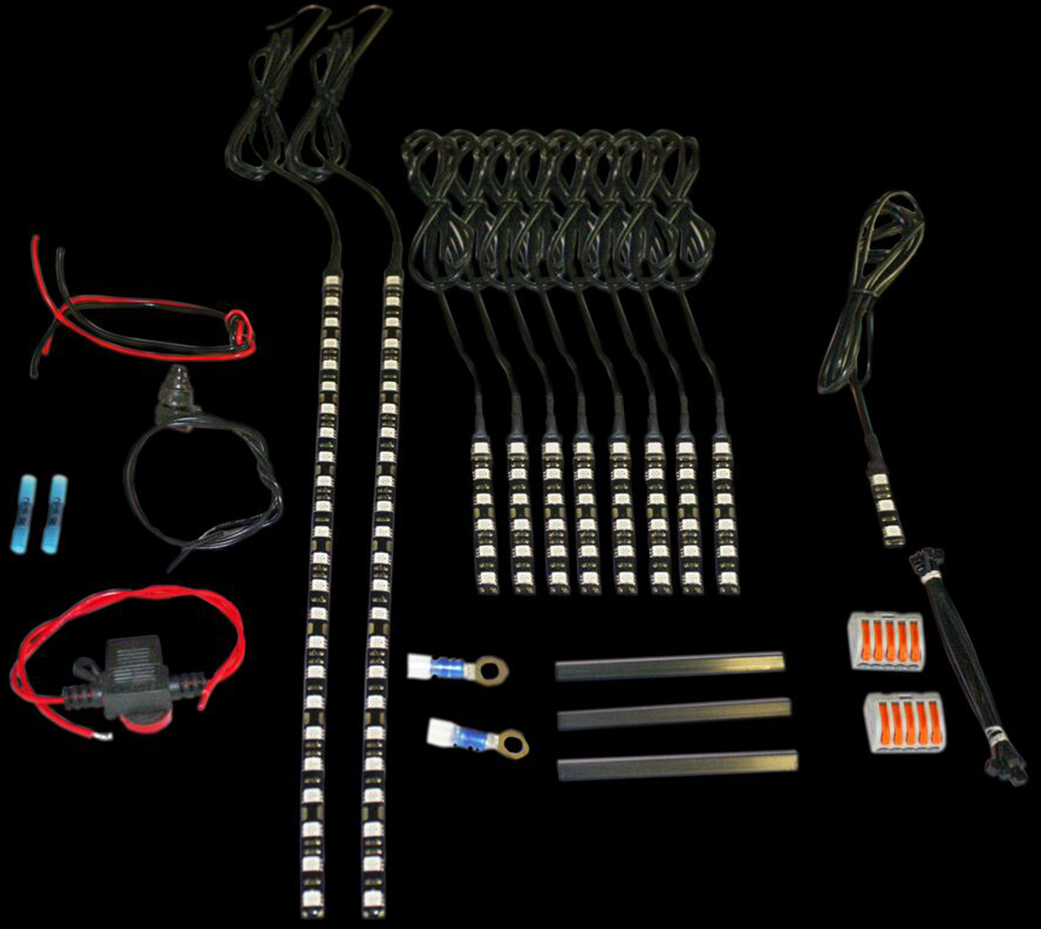 CUSTOM DYNAMICS MagicFLEX®2 Engine Accent Light Kit - Indian - Orange M2EK1-IND-ORANG
