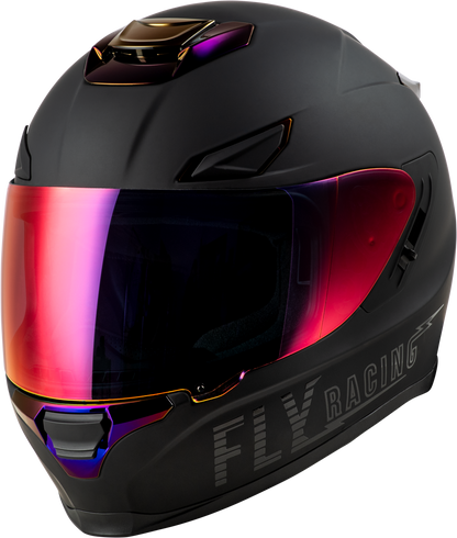 Sentinel Recon Helmet Matte Black/Purple Chrome Xl