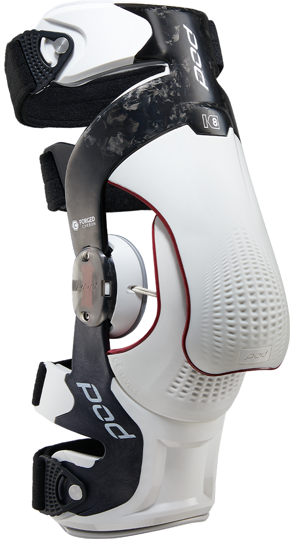 K8 3.0 Knee Brace Carbon (Rt) Carbon/White 2x
