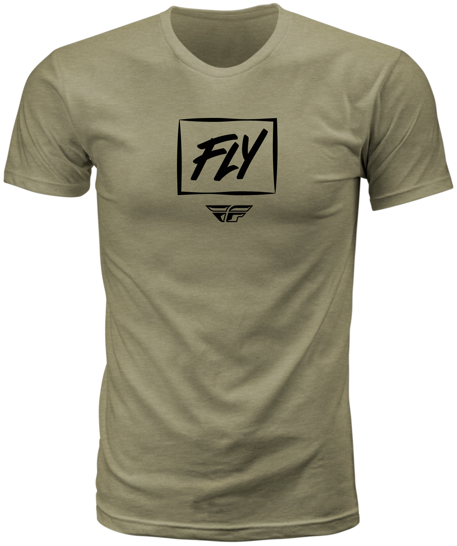 Fly Zoom Tee Light Olive Lg