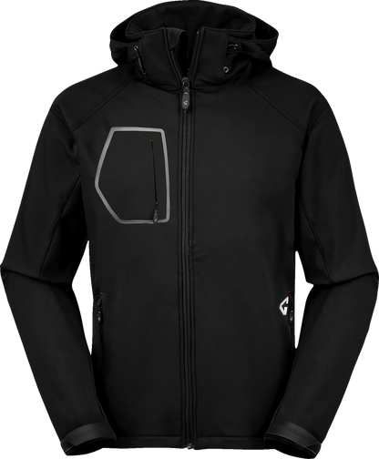 GERBING HEATED CLOTHING 7V Torrid Softshell Heated Jacket 2.0 - Black - Medium GER-TJKT-7V-M-B-M