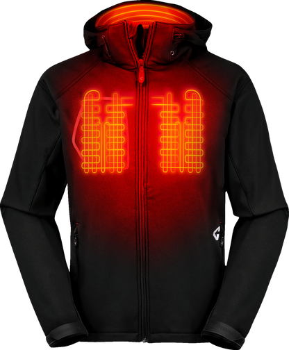 GERBING HEATED CLOTHING 7V Torrid Softshell Heated Jacket 2.0 - Black - 2XL GER-TJKT-7V-M-B-XXL