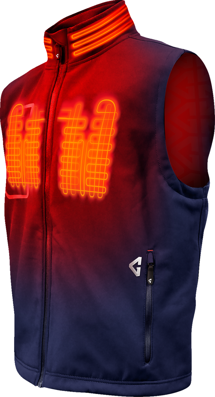 GERBING HEATED CLOTHING 7V Torrid Softshell Heated Vest 2.0 - Navy - XL GER-TVST-7V-M-N-XL