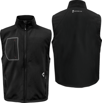 GERBING HEATED CLOTHING 7V Torrid Softshell Heated Vest 2.0 - Black - Large GER-TVST-7V-M-B-L