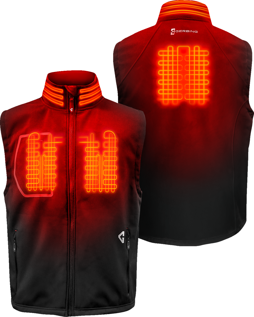 GERBING HEATED CLOTHING 7V Torrid Softshell Heated Vest 2.0 - Black - Small GER-TVST-7V-M-B-S