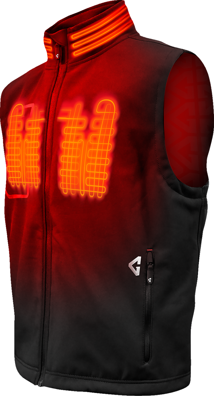 GERBING HEATED CLOTHING 7V Torrid Softshell Heated Vest 2.0 - Black - Large GER-TVST-7V-M-B-L