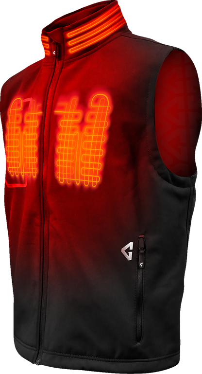 GERBING HEATED CLOTHING 7V Torrid Softshell Heated Vest 2.0 - Black - XL GER-TVST-7V-M-B-XL