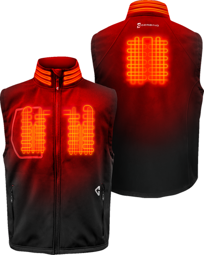 GERBING HEATED CLOTHING 7V Torrid Softshell Heated Vest 2.0 - Black - XL GER-TVST-7V-M-B-XL