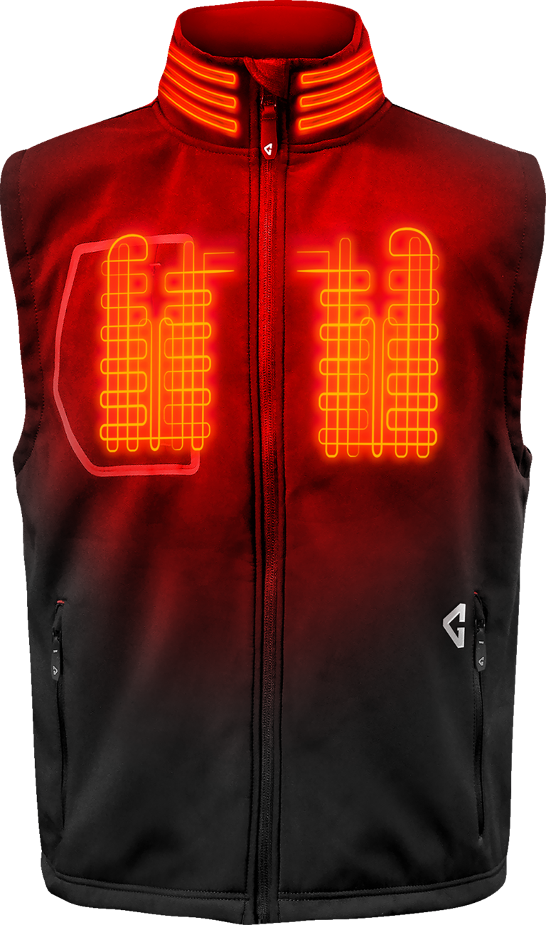 GERBING HEATED CLOTHING 7V Torrid Softshell Heated Vest 2.0 - Black - XL GER-TVST-7V-M-B-XL