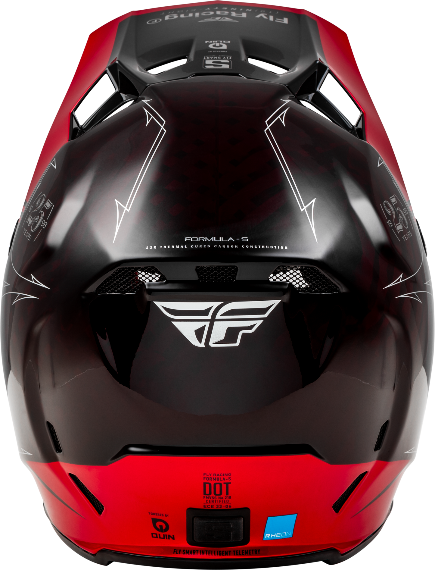 Formula S Carbon Legacy Helmet Red Carbon/Black Sm
