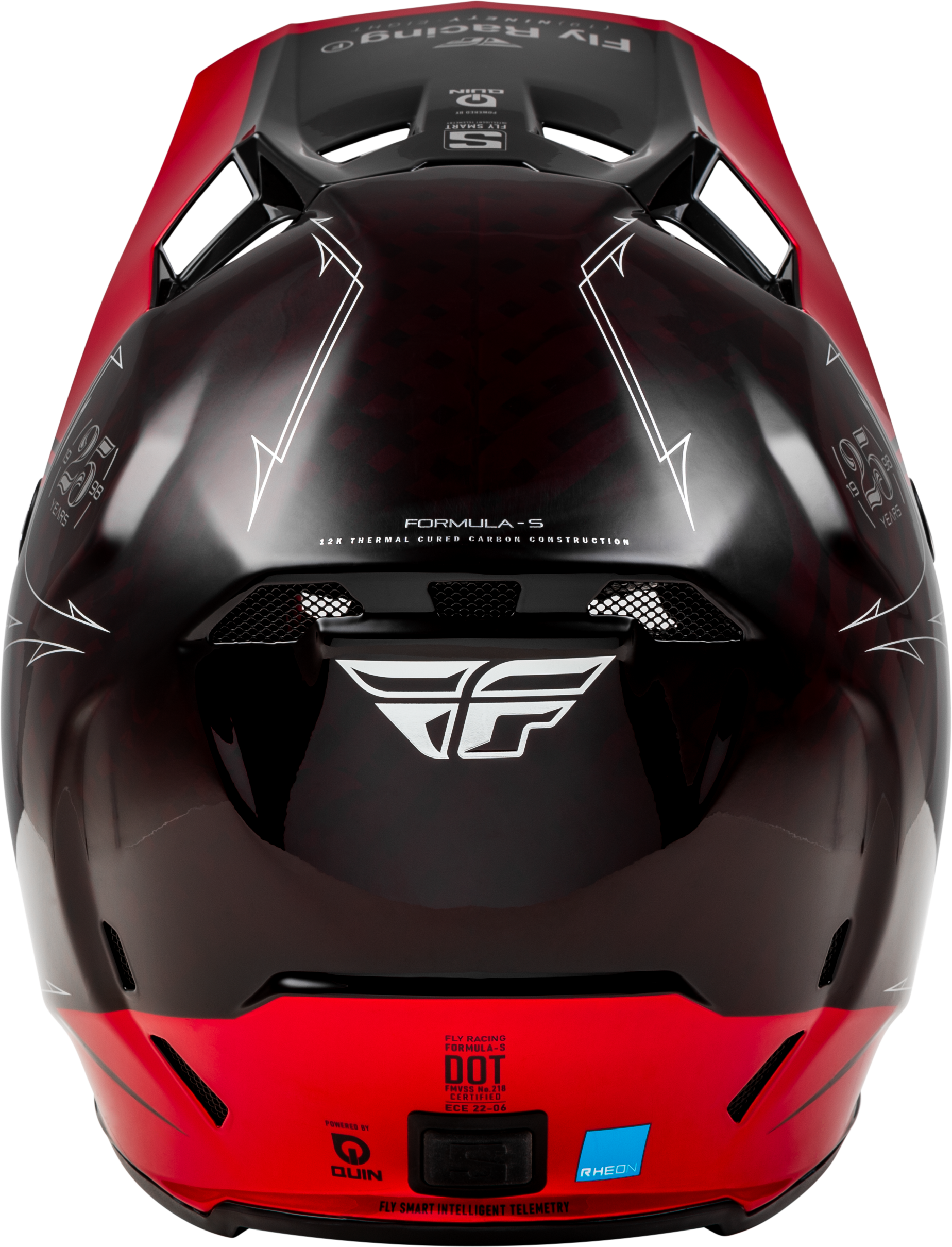 Formula S Carbon Legacy Helmet Red Carbon/Black Sm