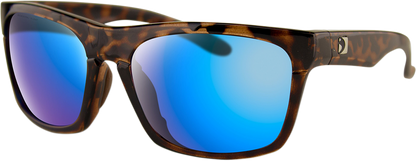 BOBSTER Route Sunglasses - Brown - Purple HD Light Blue Revo Mirror Lens BROU002H