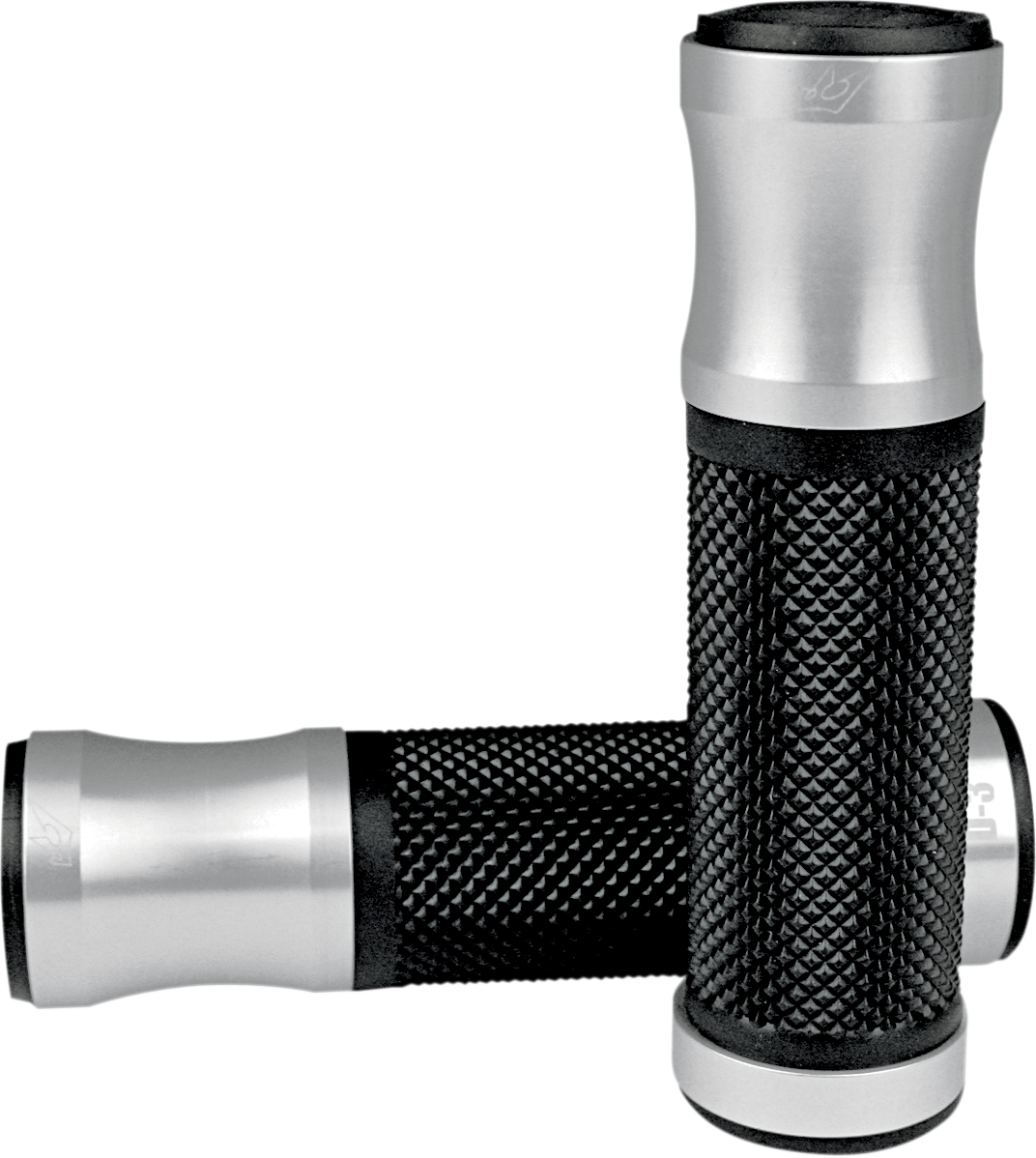 DRIVEN RACING 7/8" D3 Grips - Silver/Black D3SL