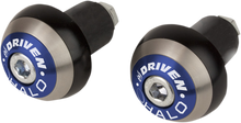 DRIVEN RACING Halo Handlebar End - Blue DHBEW-BL