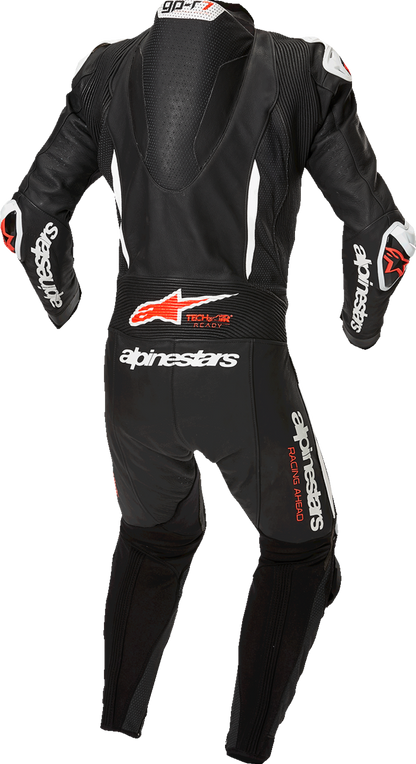 ALPINESTARS GP-R7 1-PC Leather Suit - Black/White/Red Fluo - US 38 / EU 48 3150125-1231-48