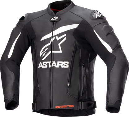 ALPINESTARS GP Plus v4 Leather Jacket - Black/White - US 42 / EU 52 3100524-12-52