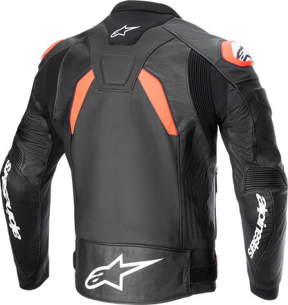 ALPINESTARS GP Plus R v4 Airflow Leather Jacket - Black/Red Fluo/White - US 48 / EU 58 3100624-1321-58