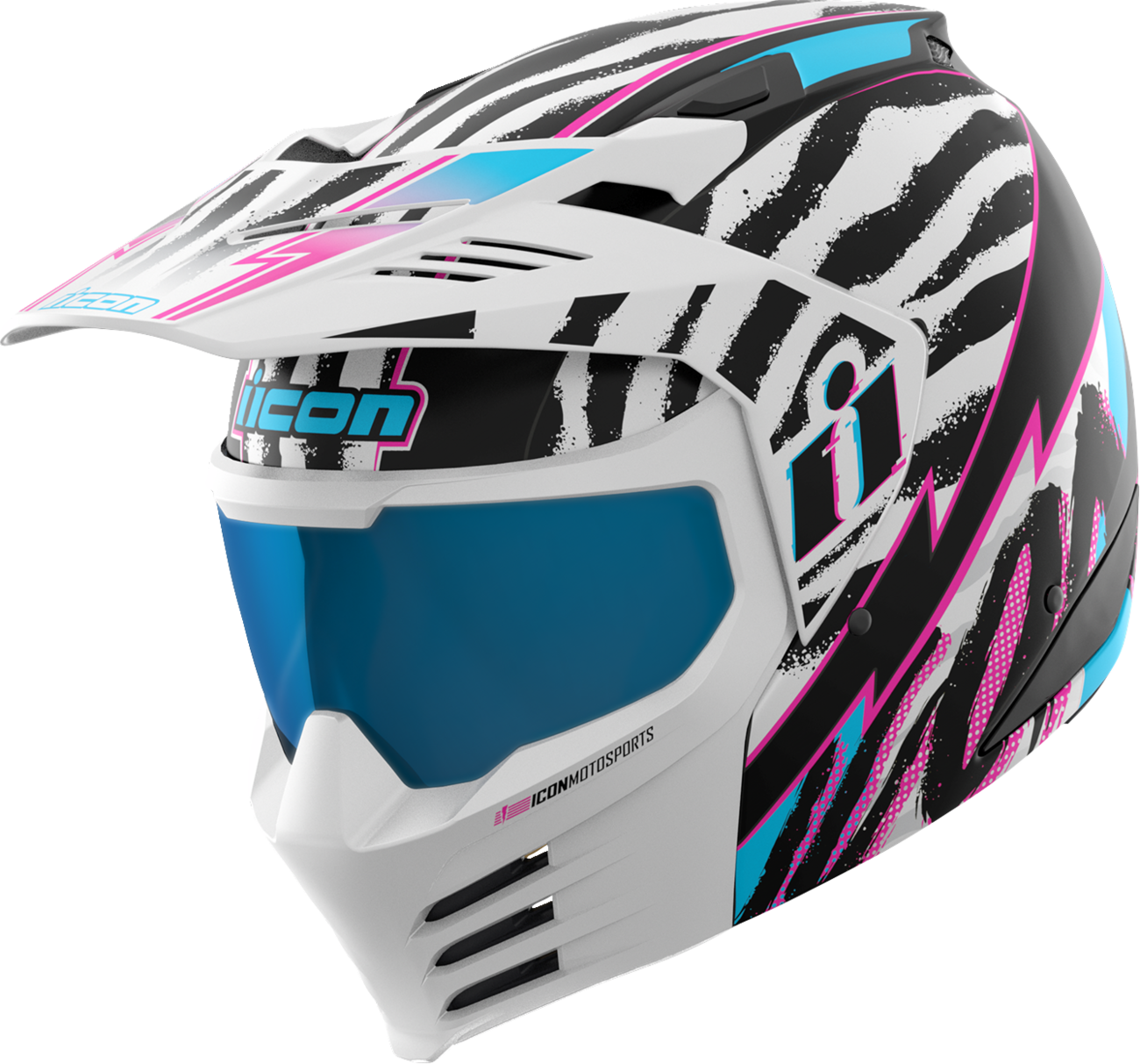 ICON Elsinore™ Helmet - Rad Dawn - White - Medium 0104-3340
