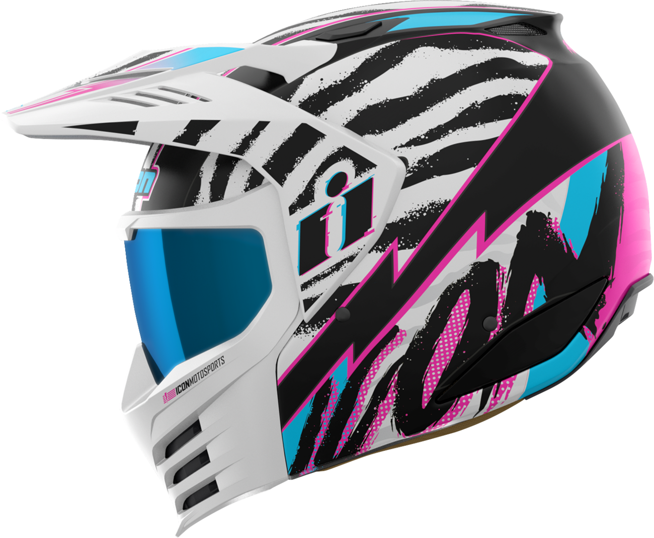 ICON Elsinore™ Helmet - Rad Dawn - White - Small 0104-3339