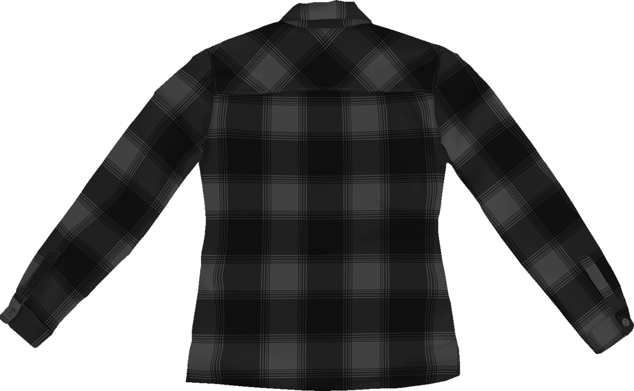 ICON Women's Fallblock CX Flannel™ Jacket - Black - Large 2822-1672