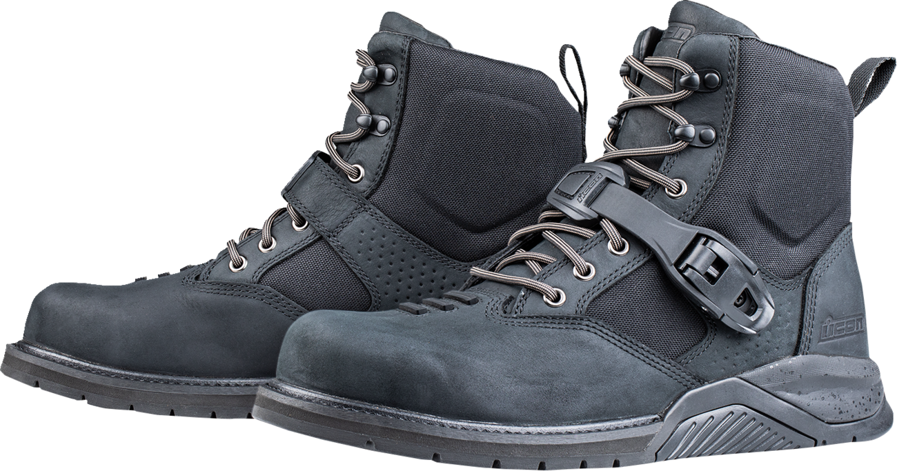 ICON Superduty6 Safety Toe Boots - Black - US 11 3403-1383
