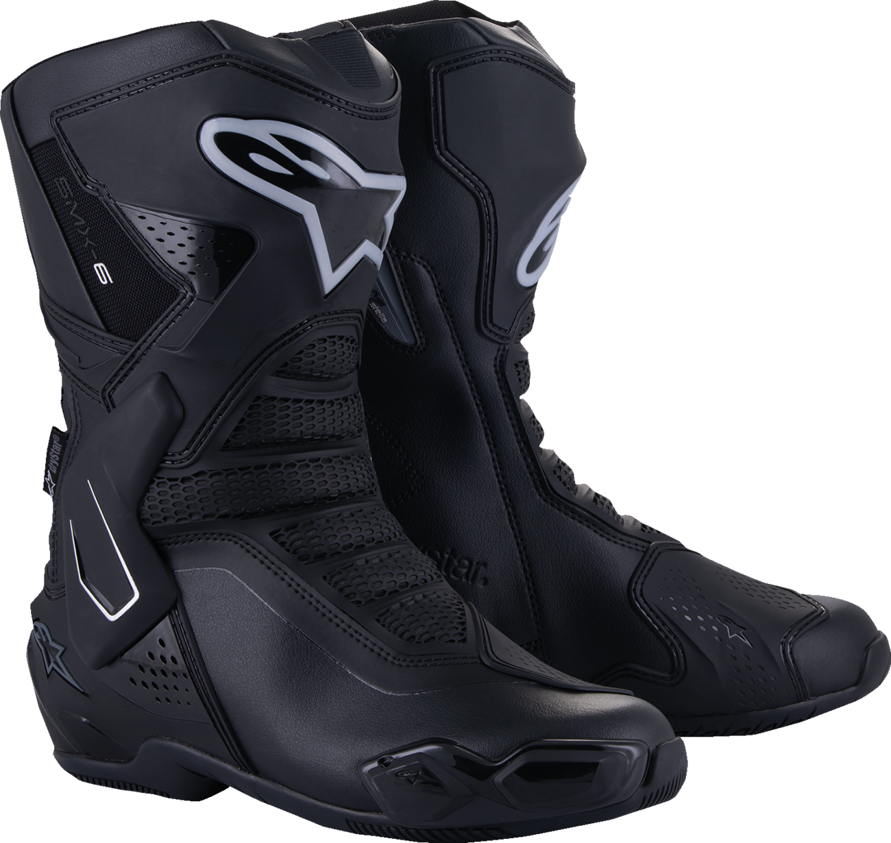 ALPINESTARS Stella SMX-6 V3 Drystar® Boots - Black/Silver - US 7 / EU 38 2243125-119-38