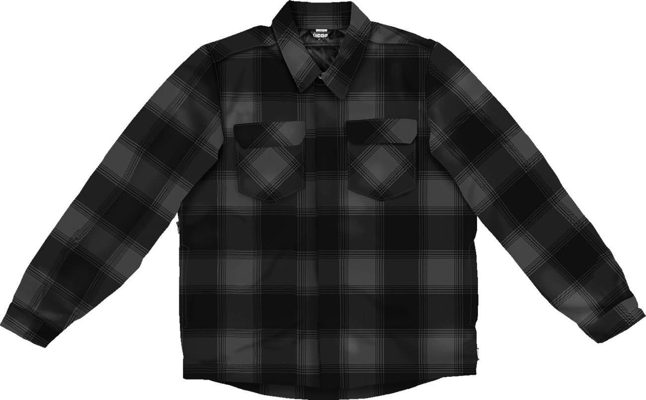 ICON Fallblock CX Flannel™ Jacket - Black - 3XL 2820-6973