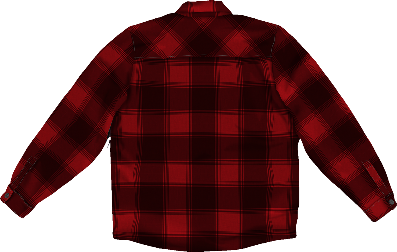 ICON Fallblock CX Flannel™ Jacket - Red - Small 2820-6974