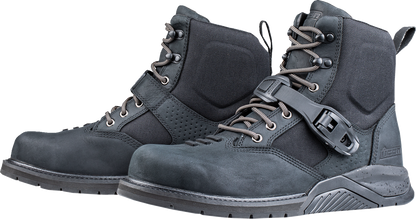ICON Superduty6 Safety Toe Boots - Black - US 9.5 3403-1380