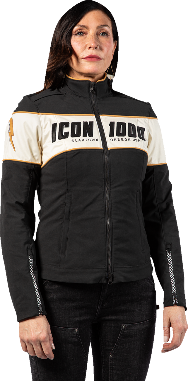 ICON Women's Hella 4™ Jacket - Black - Medium 2822-1678