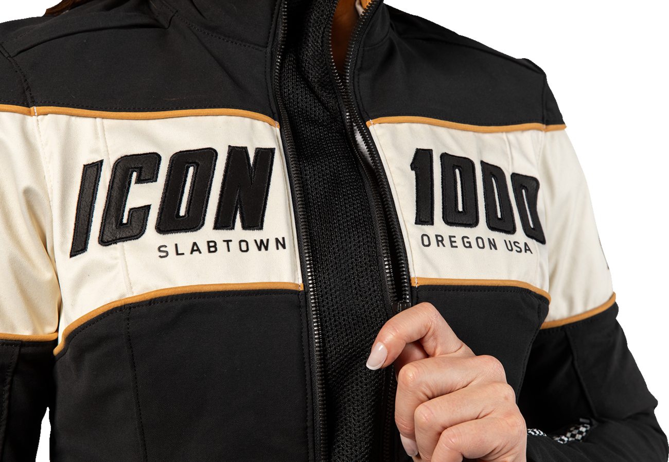 ICON Women's Hella 4™ Jacket - Black - Medium 2822-1678