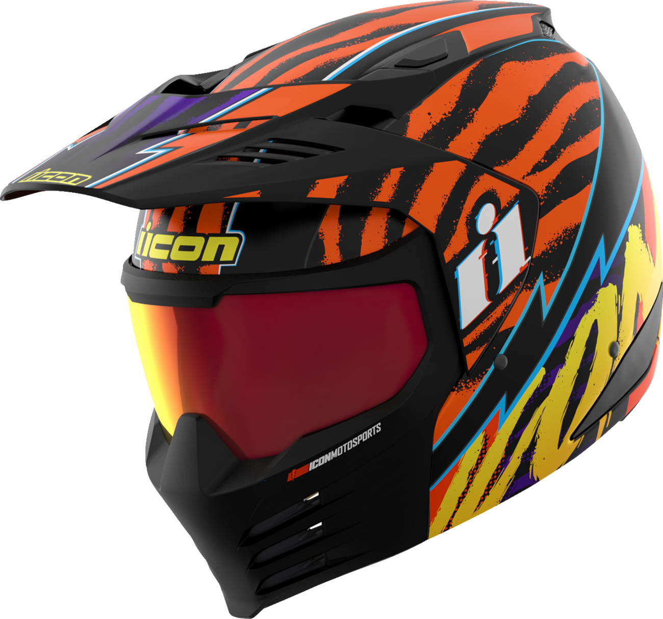 ICON Elsinore™ Helmet - Rad Dawn - Orange - Medium 0104-3347